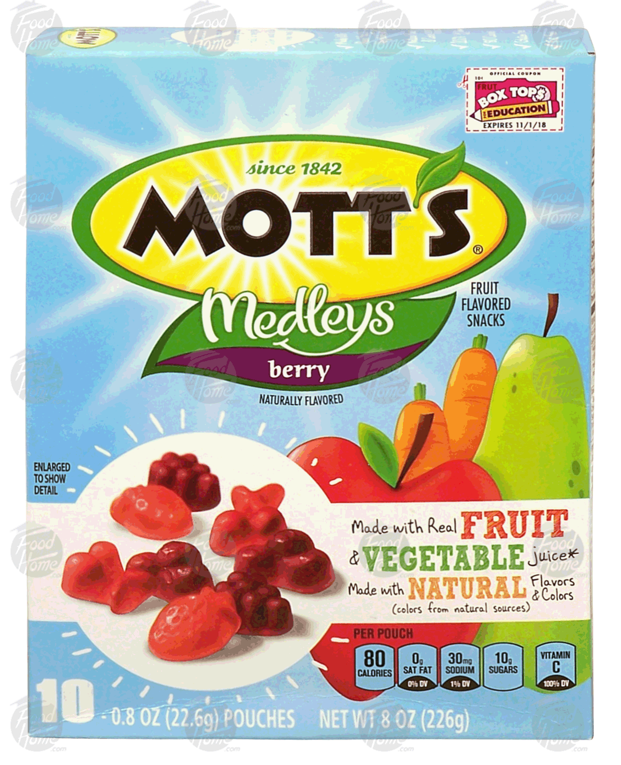 Mott's Medleys berry fruit flavored snacks, 10-count Full-Size Picture